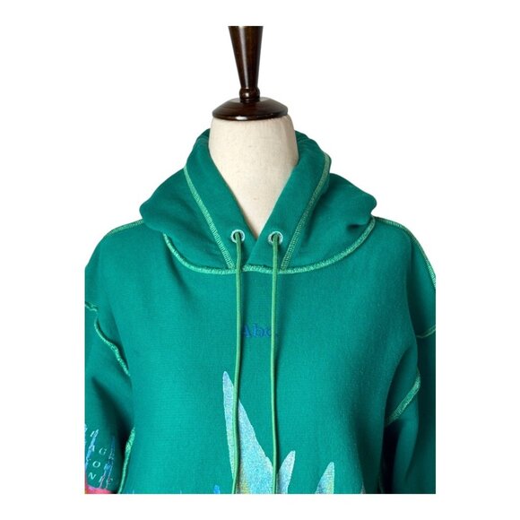 Advisory Board‎ Crystals Abc Guess Union Men Small Green Planet Saving Hoodie - Picture 3 of 15